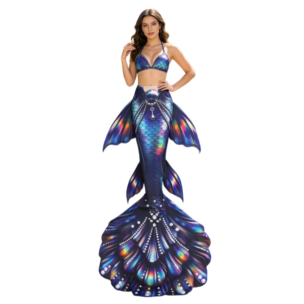 New Mermaid Tail Set Adult Swi - огляд і ціна Swim Fins