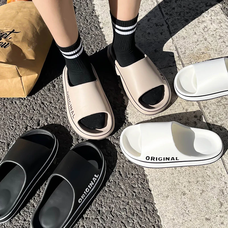 Summer Couple Slides Solid Col - огляд і ціна Water Shoes