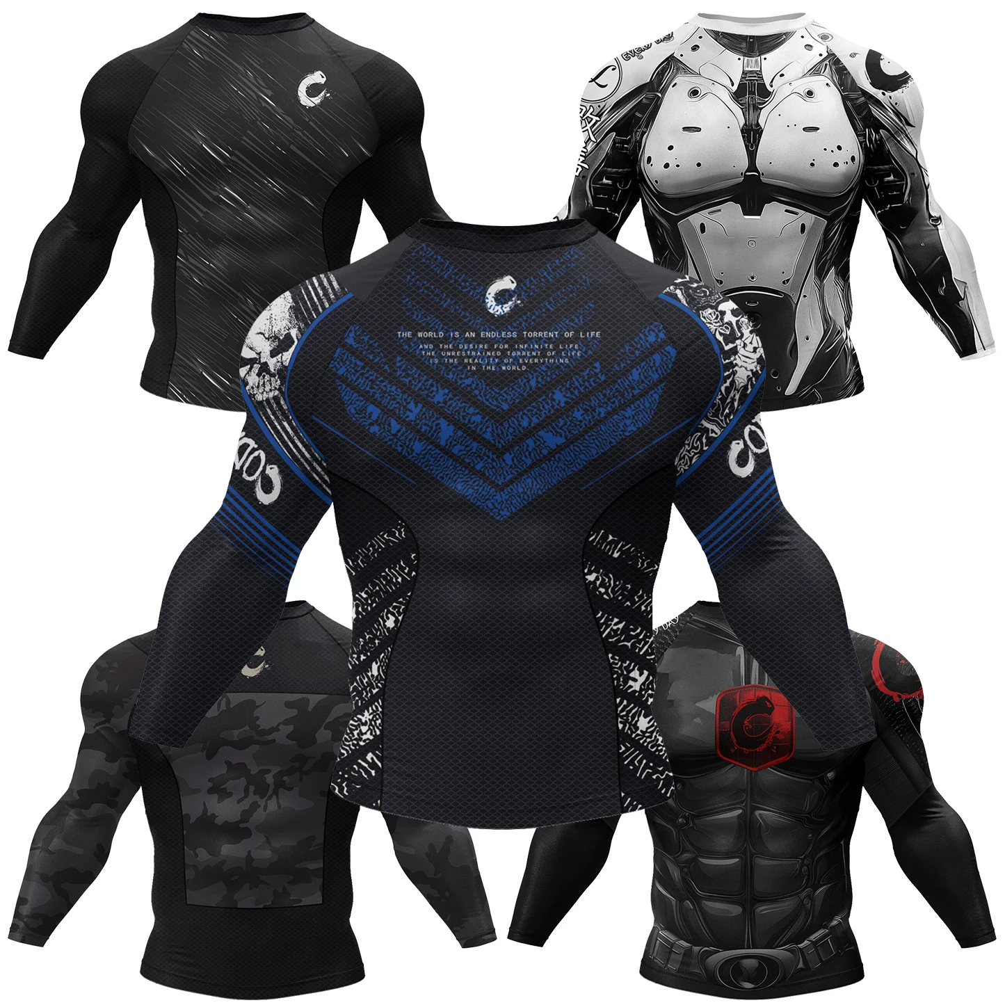 Men Cody Lundin MMA T-shirt 3D - огляд і ціна Rash Guard