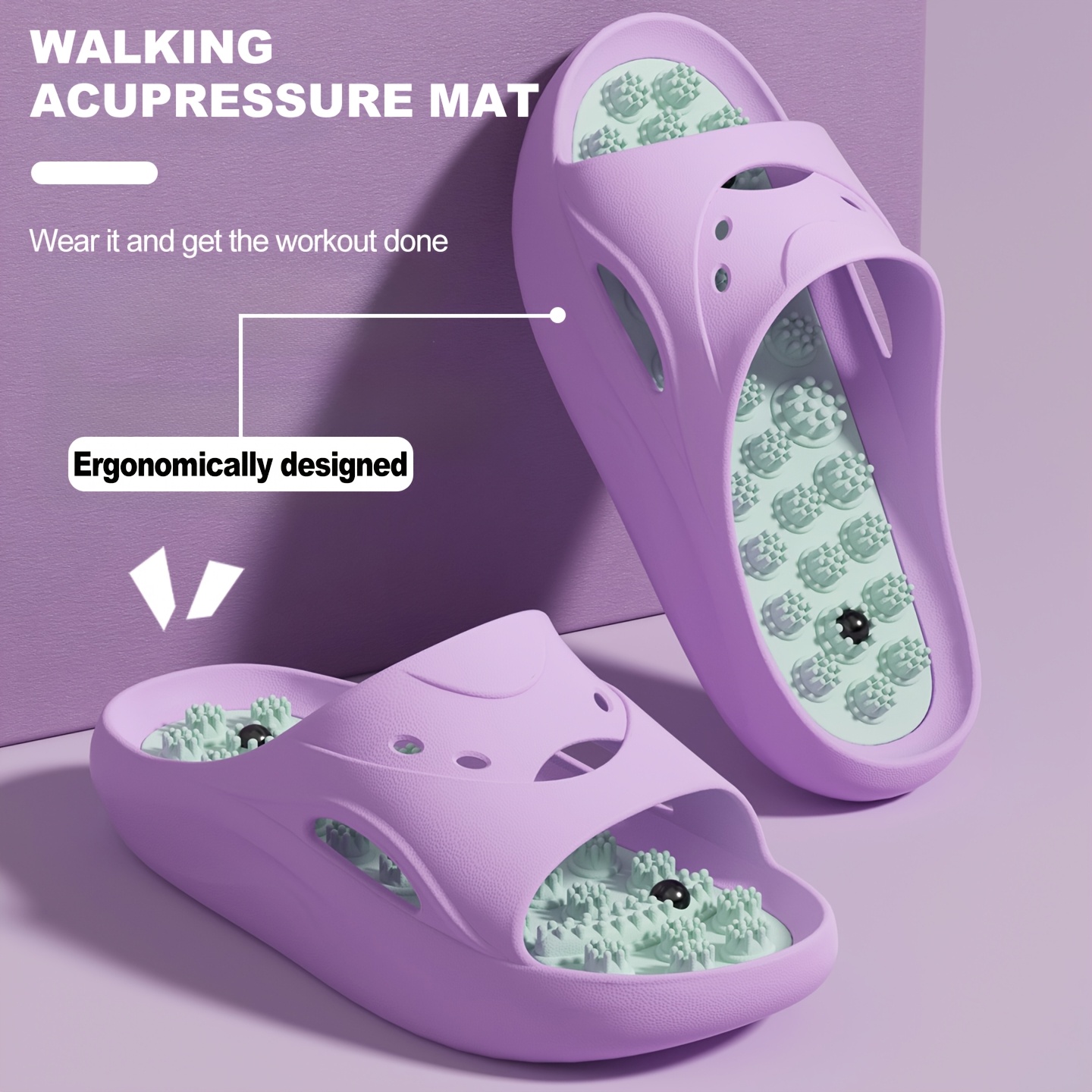Women Men EVA Massage Slippers - огляд і ціна Water Shoes
