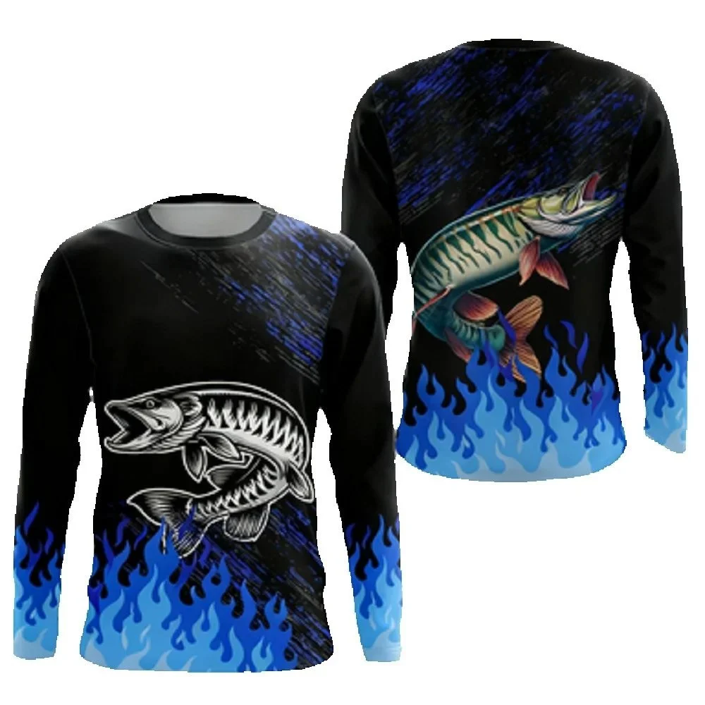 Mens Fishing Shirt Long Sleeve - огляд і ціна Rash Guard