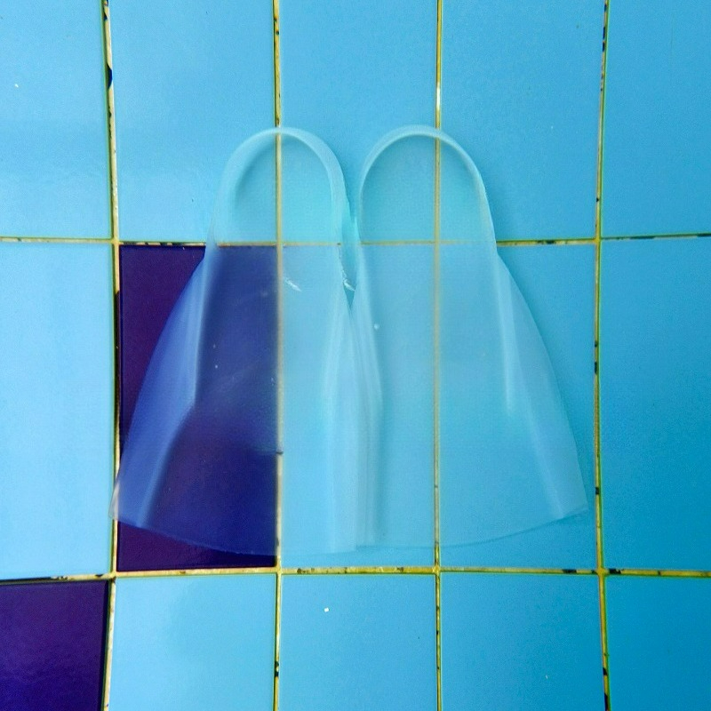 Full Transparent Invisible Fli - огляд і ціна Flippers Swimming