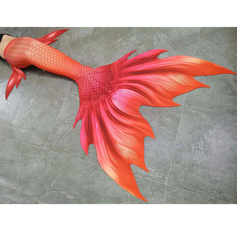 Orange Woman Mermaid Tail Skin - огляд і ціна Swim Fins