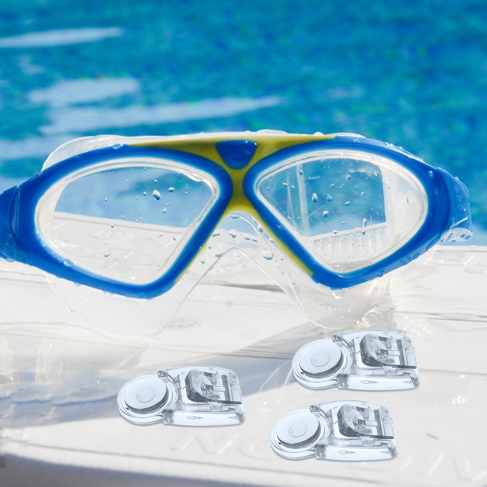 4Pcs Universal Swim Goggles Bu - огляд і ціна Goggles Swim