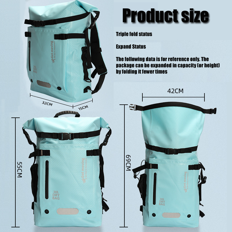30L Waterproof backpack, trave - огляд і ціна Flippers Swimming