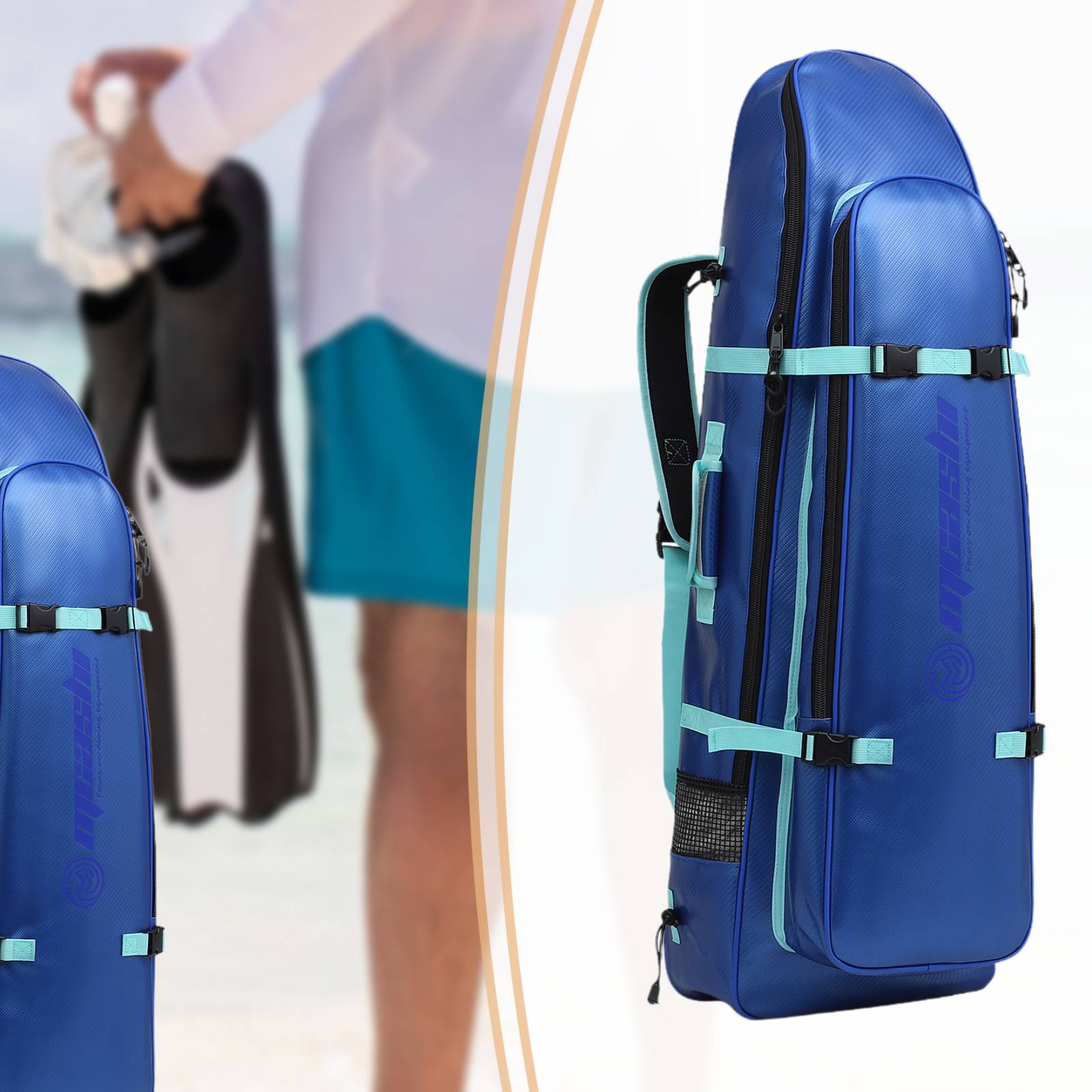 Long Fins Bag Portable Scuba D - огляд і ціна Snorkeling Gear